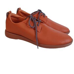 Ponto Shoe The Pacific Lace Up Oxford Desert Orange Unisex Womens US 10